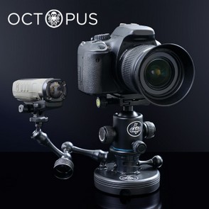 Octopus - supporto a ventosa professionale per videocamere e macchine fotografiche